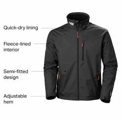 Helly Hansen Crew Midlayer Jacket Men's -Helly Hansen Shop BK D3 3