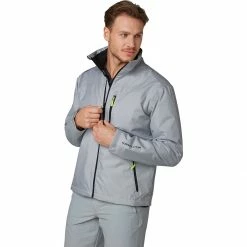 Helly Hansen Crew Midlayer Jacket Men's -Helly Hansen Shop GREFOG 4