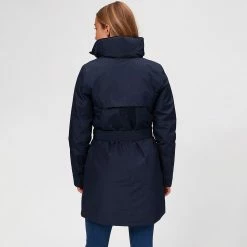 Helly Hansen Welsey II Insulated Trench Coat Women's -Helly Hansen Shop NAV D14 1